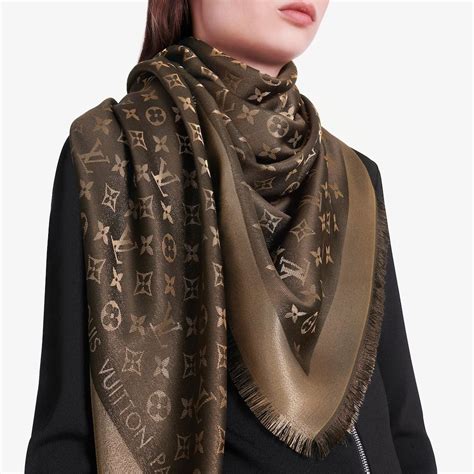 louis vuitton so shine monogram shawl|lv monogram shine scarf shawl.